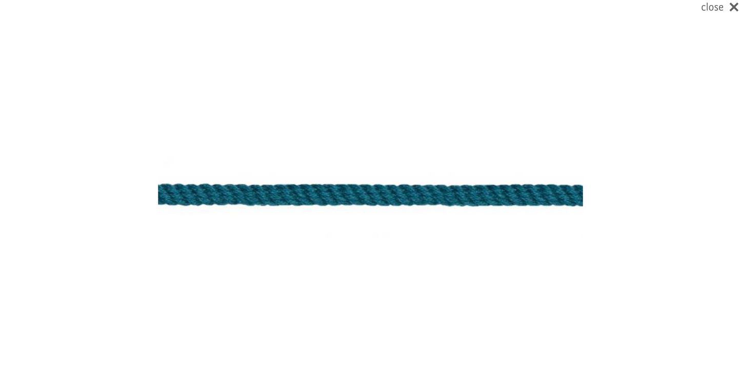 Baumwollkordel 4mm petrol