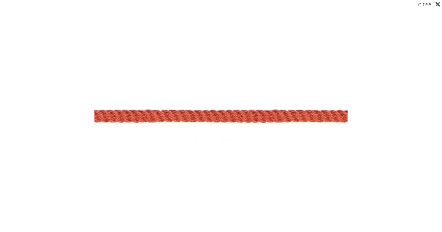 Baumwollkordel 4mm rost