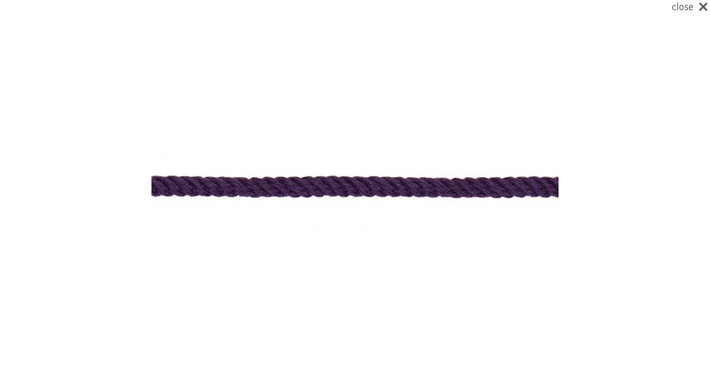 Baumwollkordel 4mm aubergine