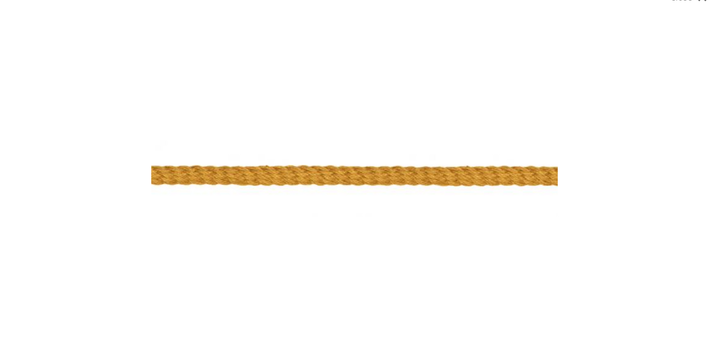 Baumwollkordel 4mm senf