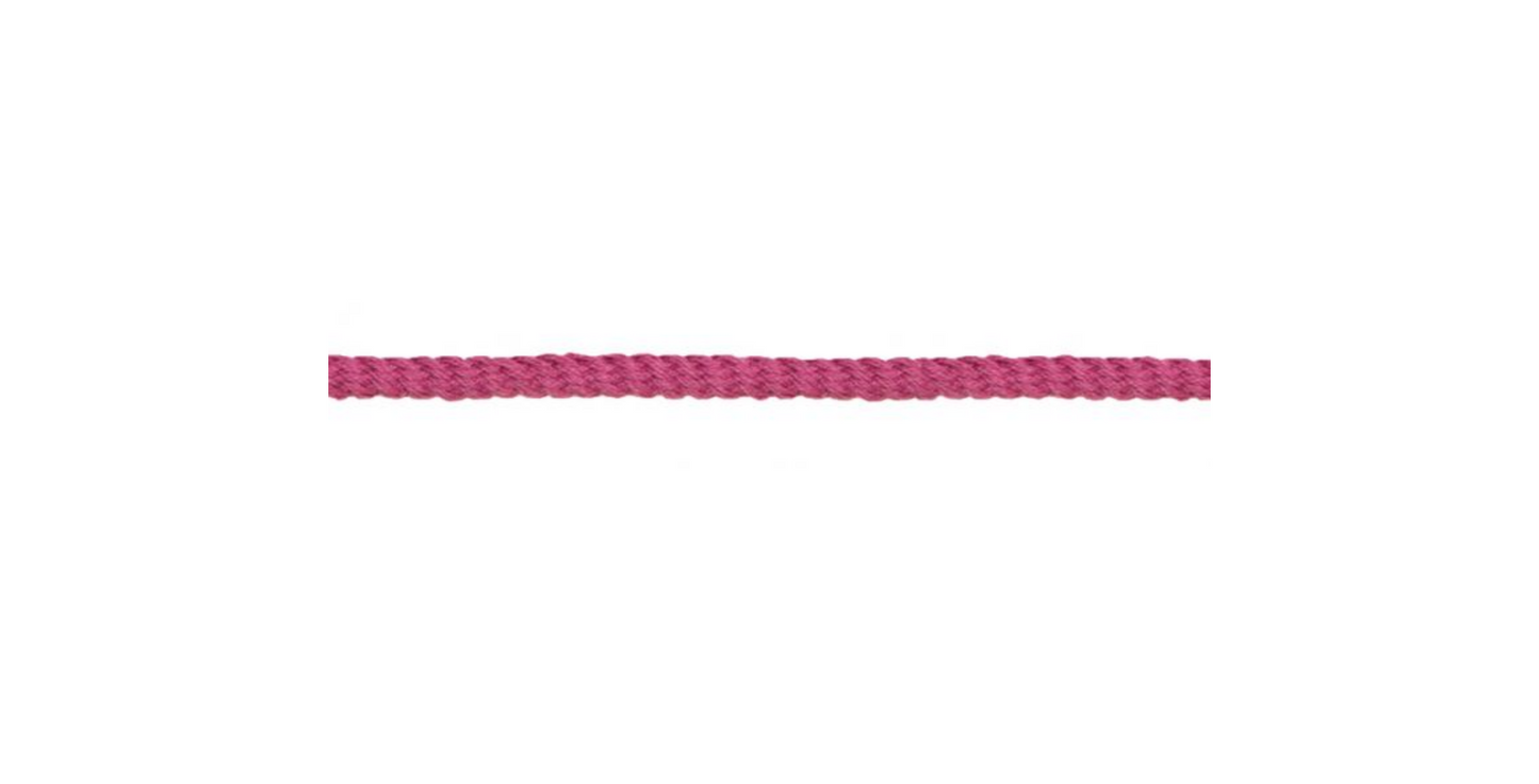 Baumwollkordel 4mm fuchsia