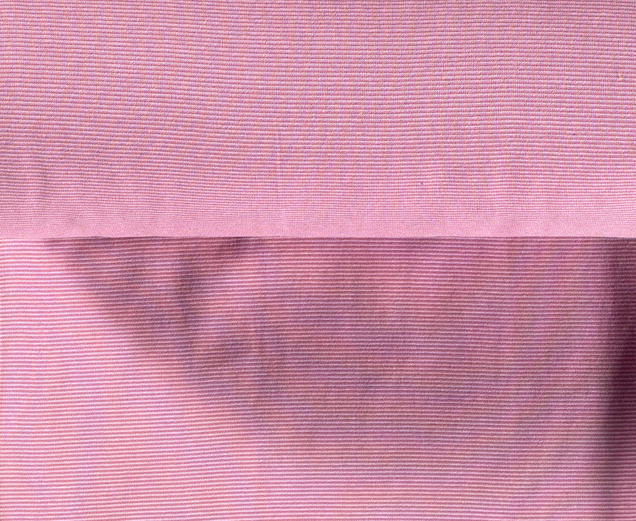 Bündchen Streifen schmal rosa
