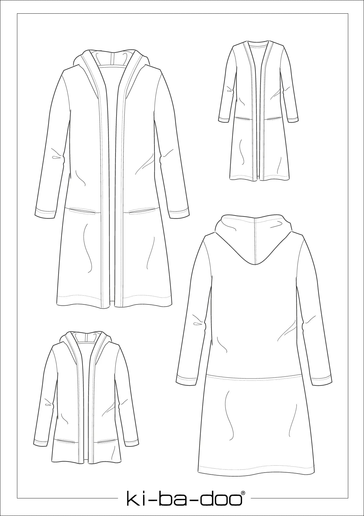 Ki-ba-doo Basic Strickmantel Damen