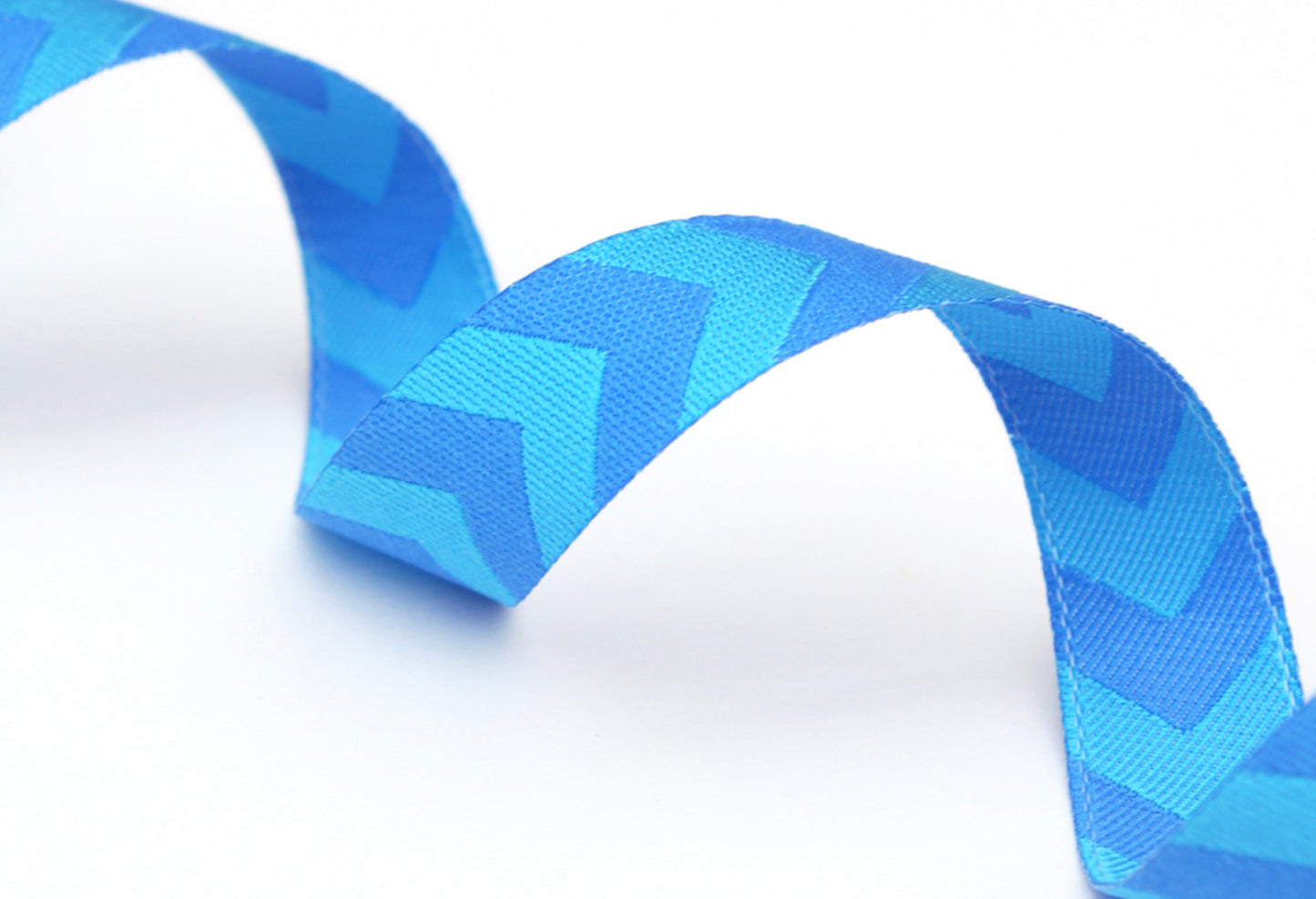 Webband Chevron blau