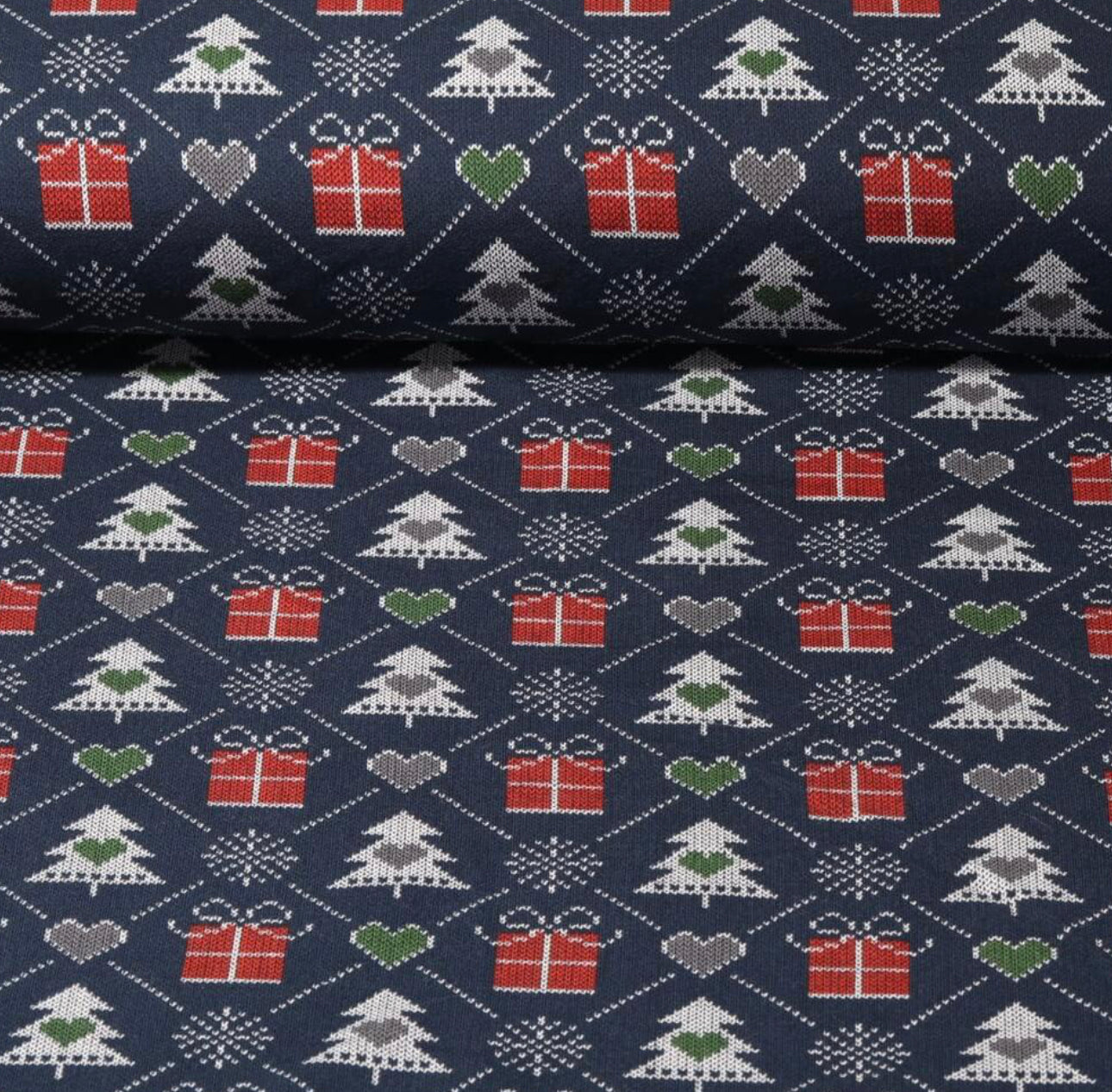 Sweat Weihnachten Bäume blau