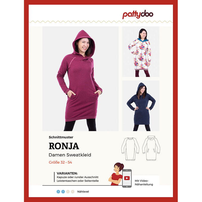 Pattydoo Damen Sweatkleid Ronja