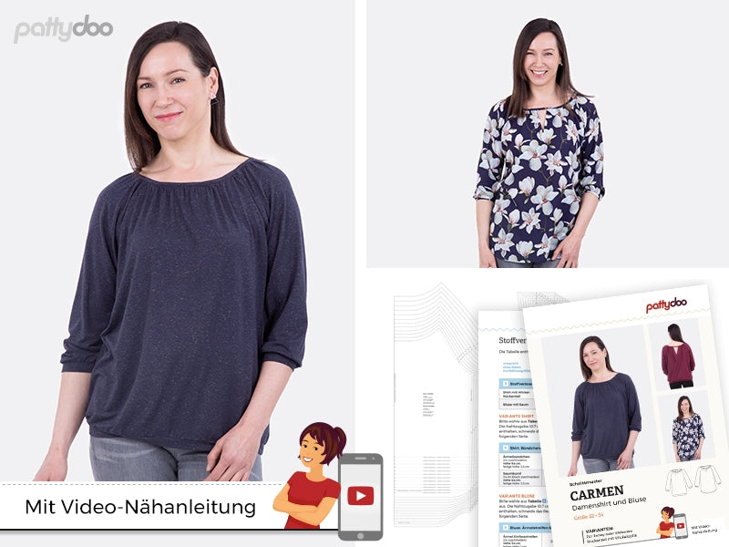 Pattydoo Damen Shirt und Bluse Carmen