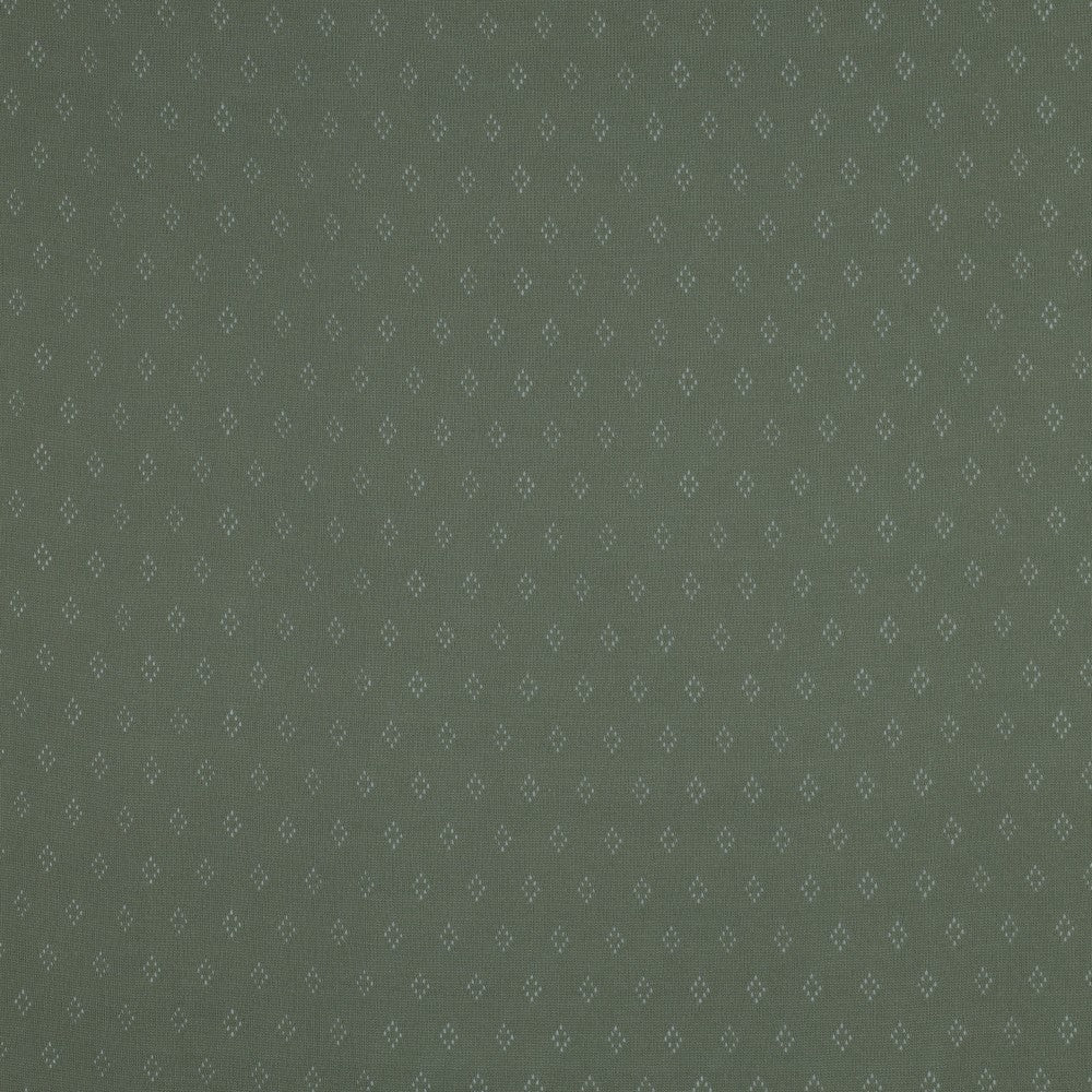 Jersey Feinstrick Ajour Pointoille old green