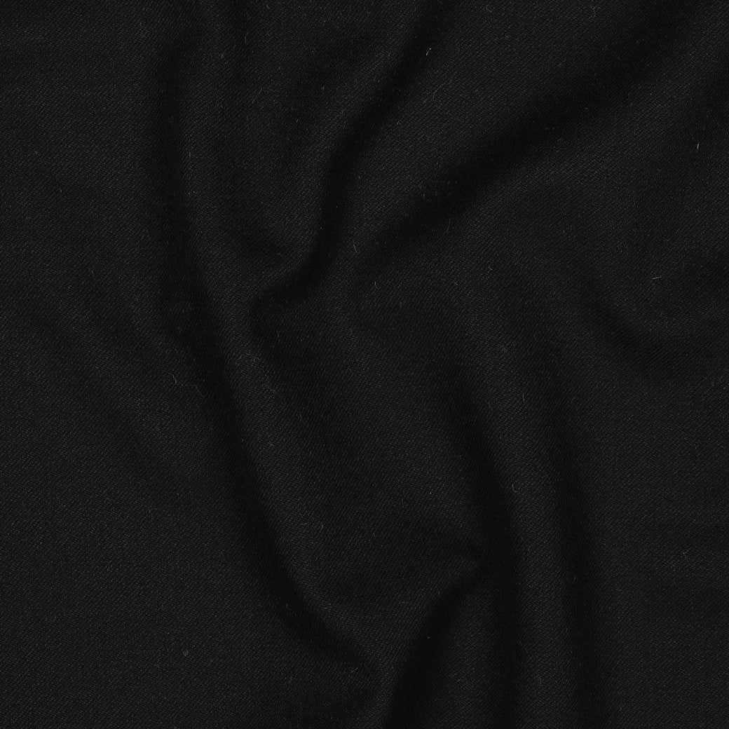 Viskose Gabardine angeraut Stretch schwarz