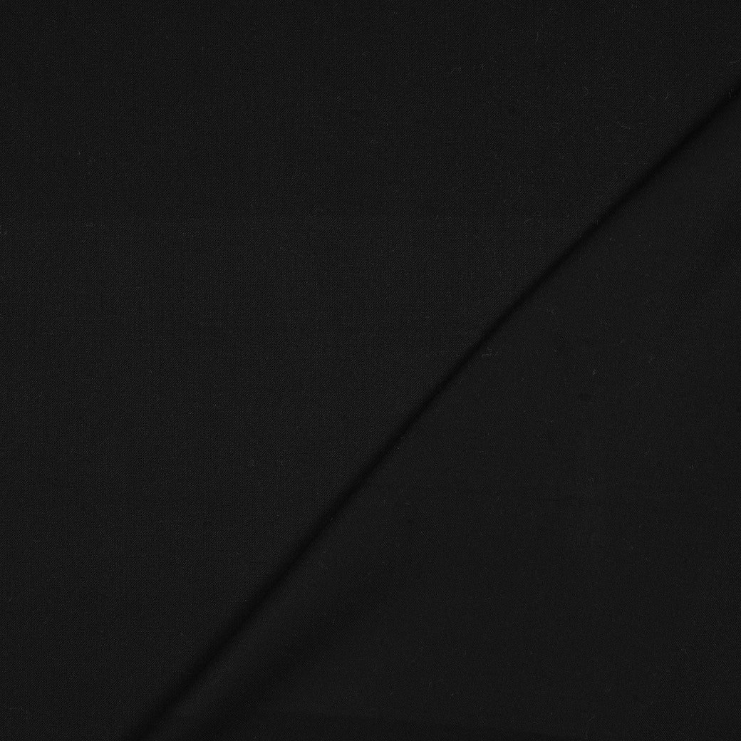 Viskose Gabardine angeraut Stretch schwarz