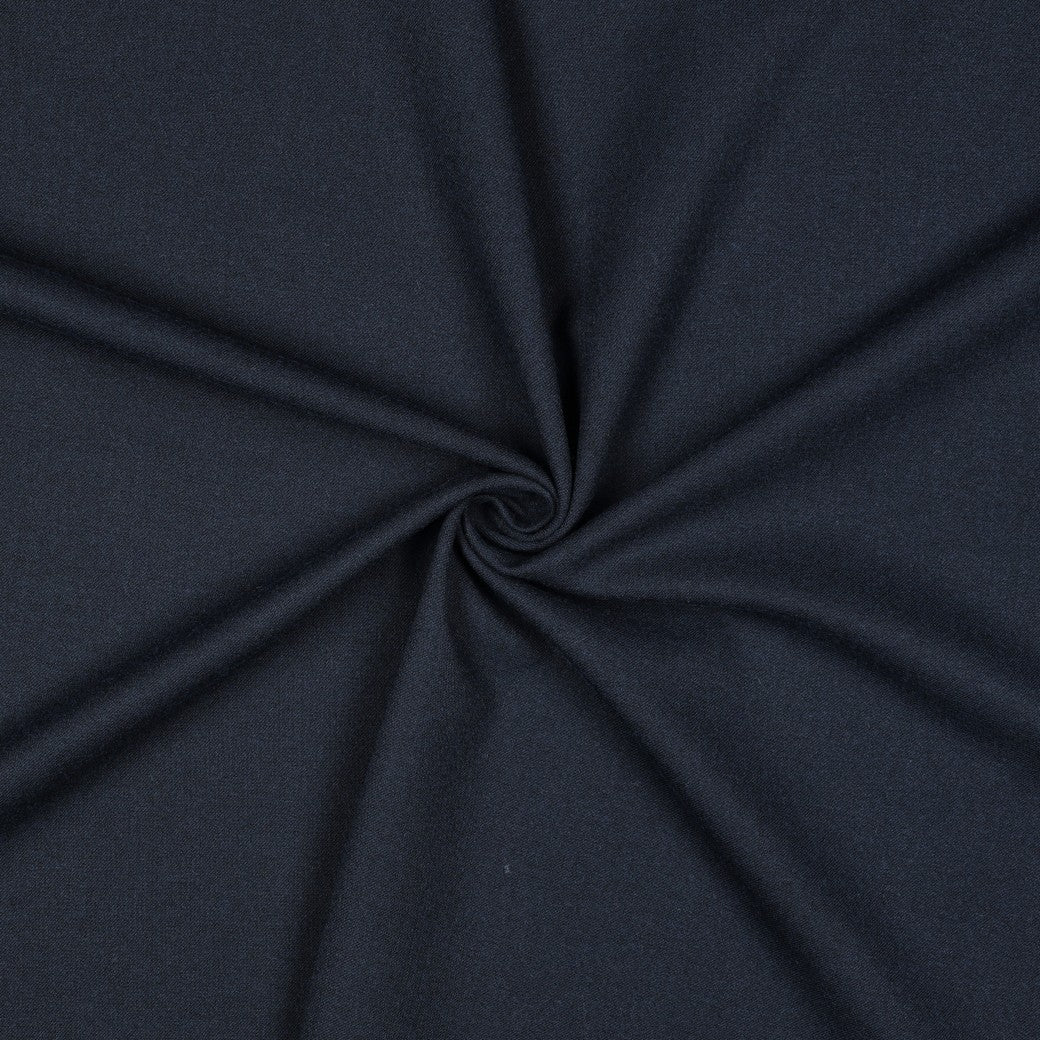 Viskose Gabardine angeraut Stretch dunkelblau