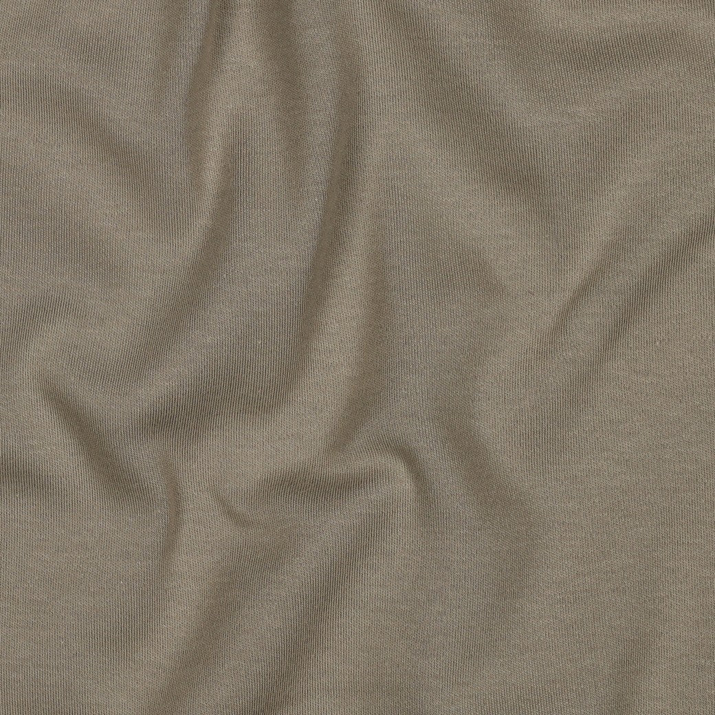 Bald erhältlich - Baumwoll Jersey Interlock Bio sand