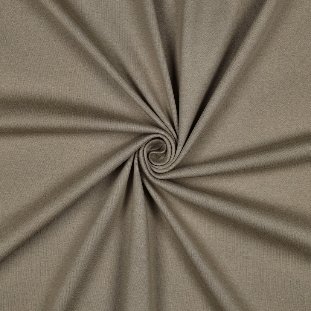 Bald erhältlich - Baumwoll Jersey Interlock Bio sand