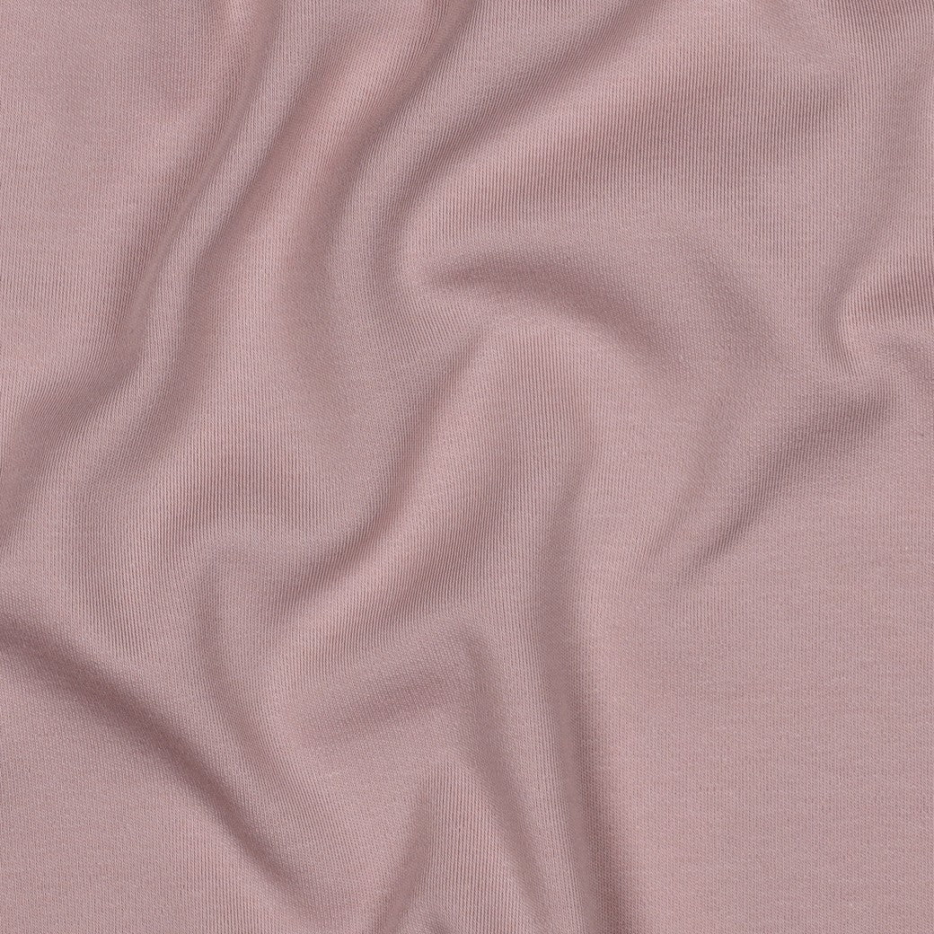 Baumwoll Jersey Interlock Bio rosa