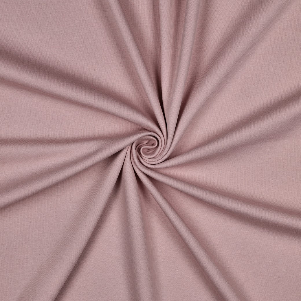Baumwoll Jersey Interlock Bio rosa