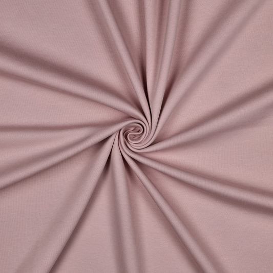 Baumwoll Jersey Interlock Bio rosa