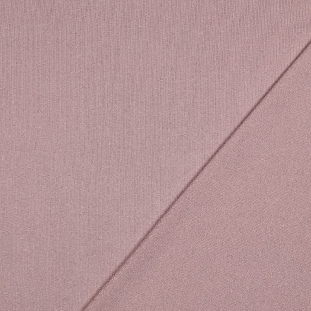 Baumwoll Jersey Interlock Bio rosa