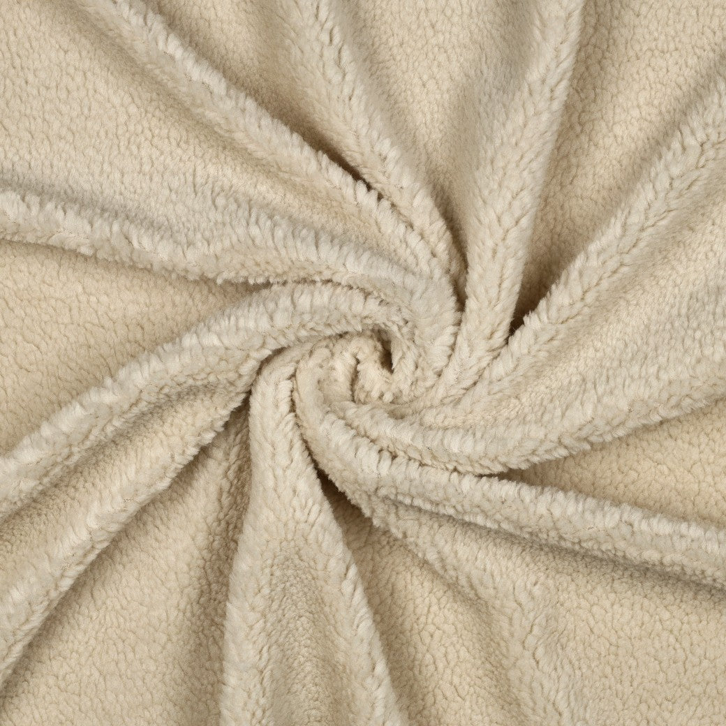 Teddystoff hell beige