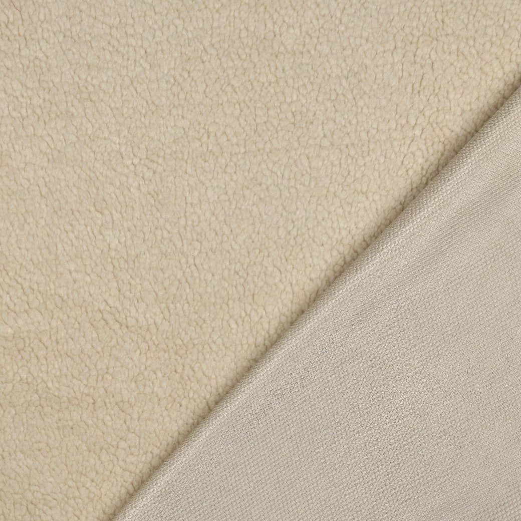 Teddystoff hell beige