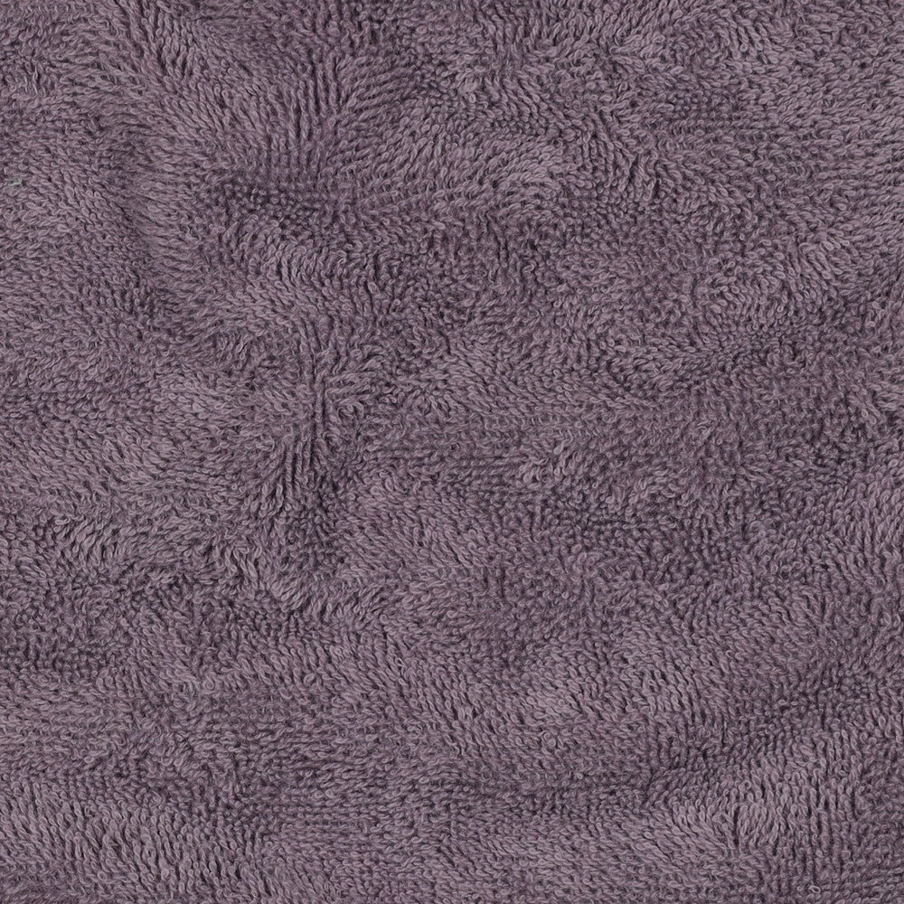 Frottee Baumwolle uni mauve grape