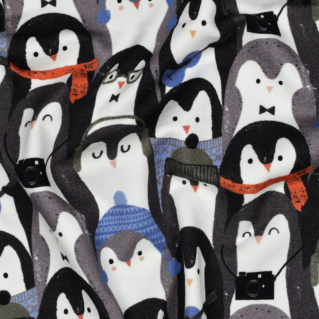 BALD ERHÄLTLICH - Sweat digital Pinguine grau