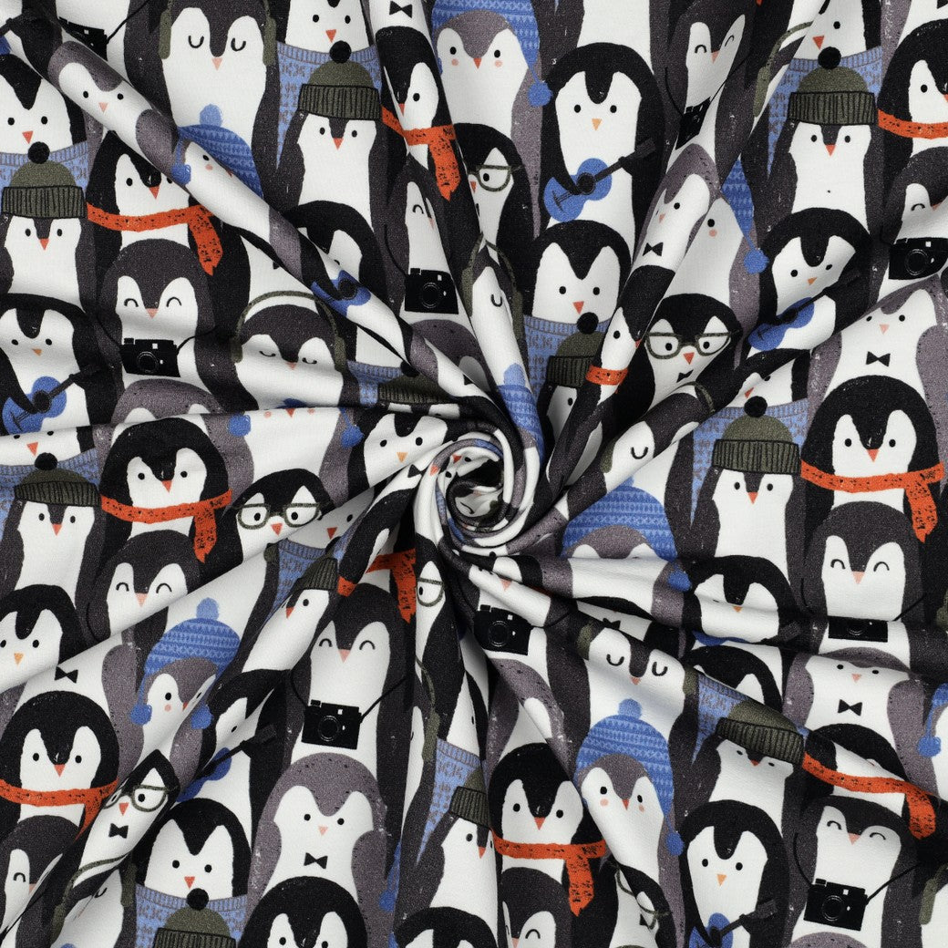 BALD ERHÄLTLICH - Sweat digital Pinguine grau