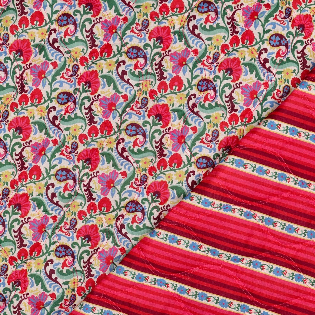 Bald erhältlich - Stepper Baumwolle Voile digital Blumen bunt