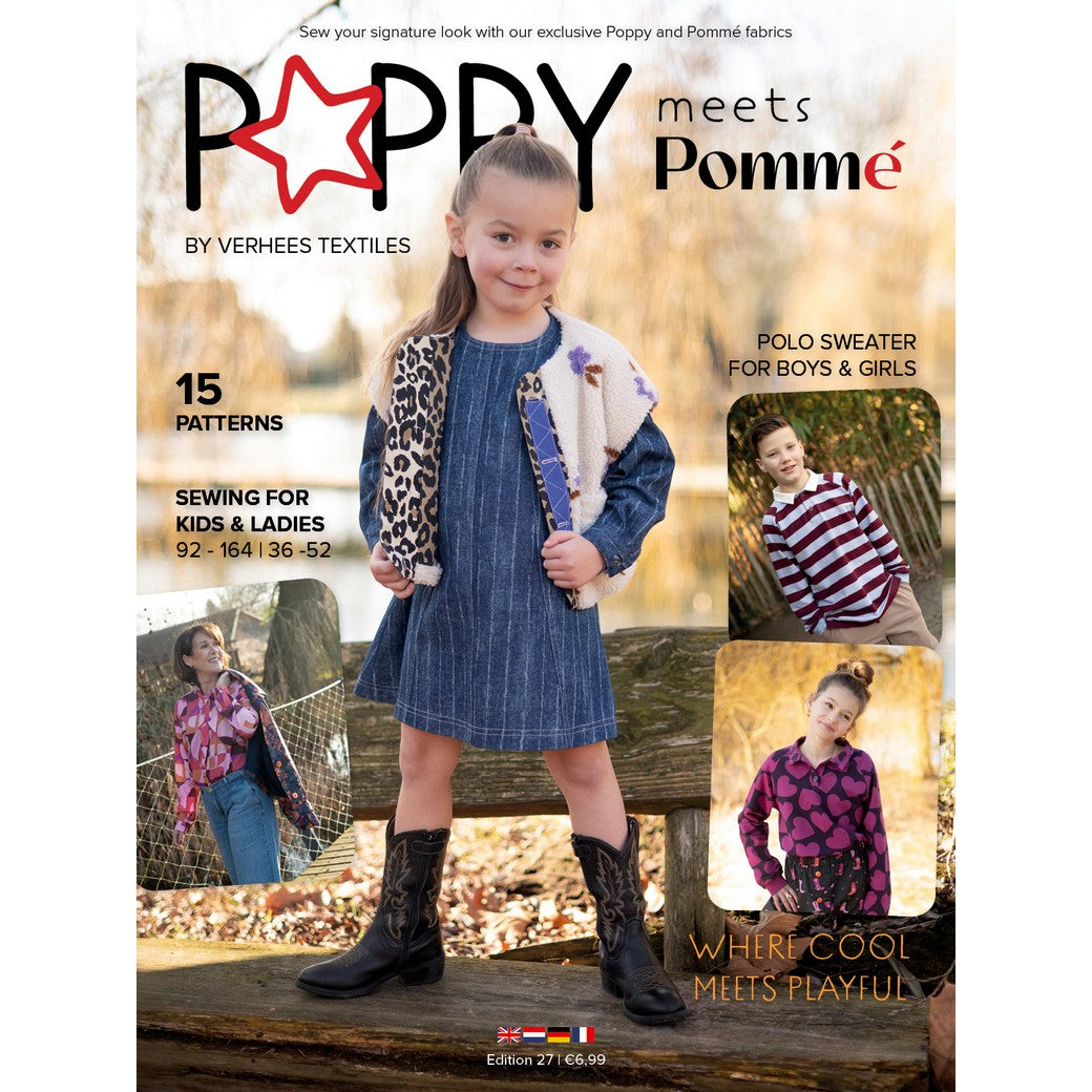 Magazin Poppy meets Pommé Schnittmuster by Verhees Nr.27