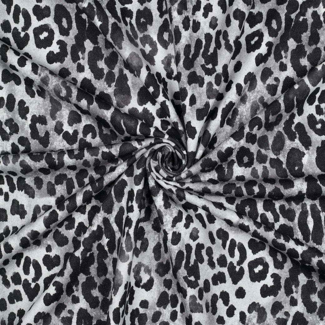 BALD ERHÄLTLICH - Sweat digital animalprint Leo grau