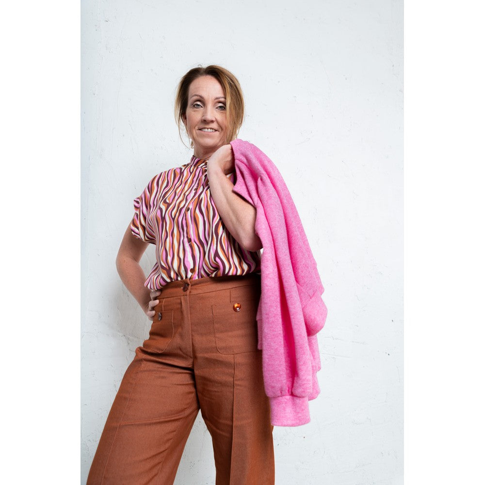 Jeans leicht dehnbar mauve