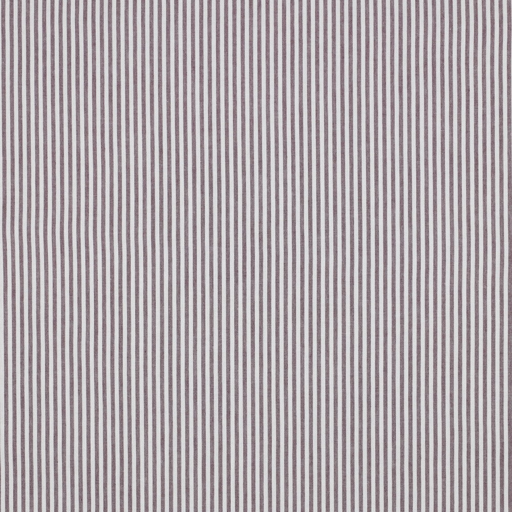 Baumwolle garngefärbt Streifen aubergine
