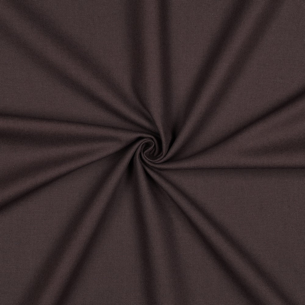 Canvas uni dunkelbraun