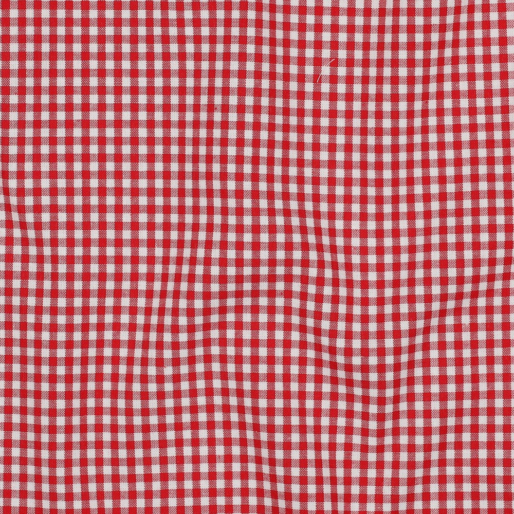 Baumwolle vichy karo rot