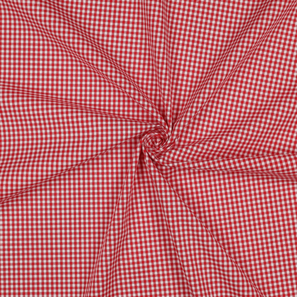 Baumwolle vichy karo rot