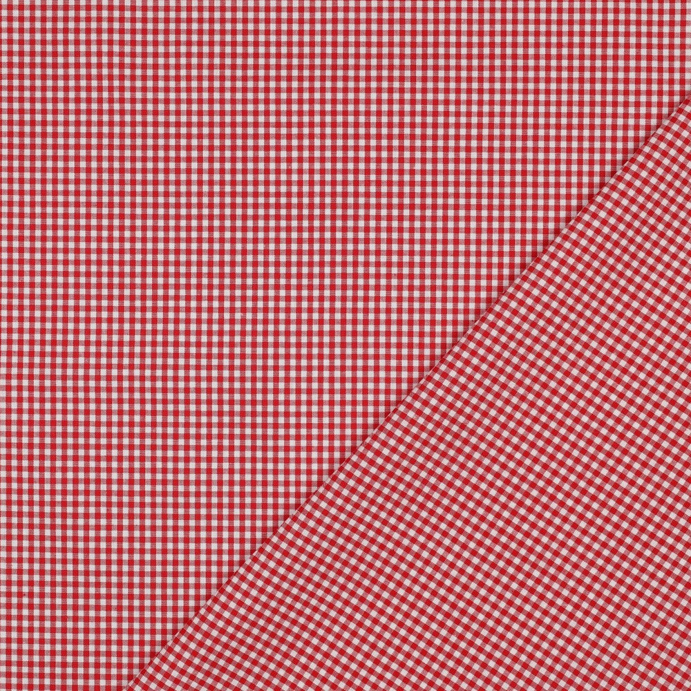 Baumwolle vichy karo rot
