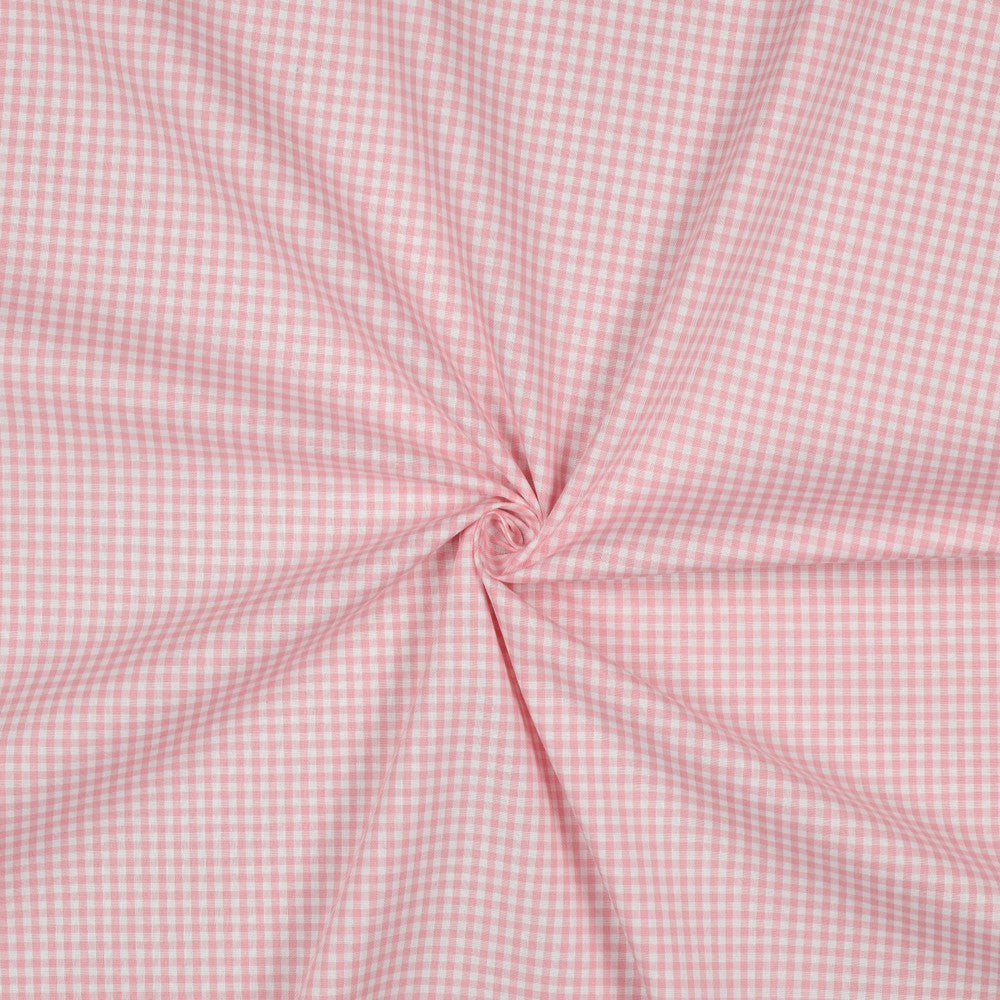 Baumwolle vichy karo rosa