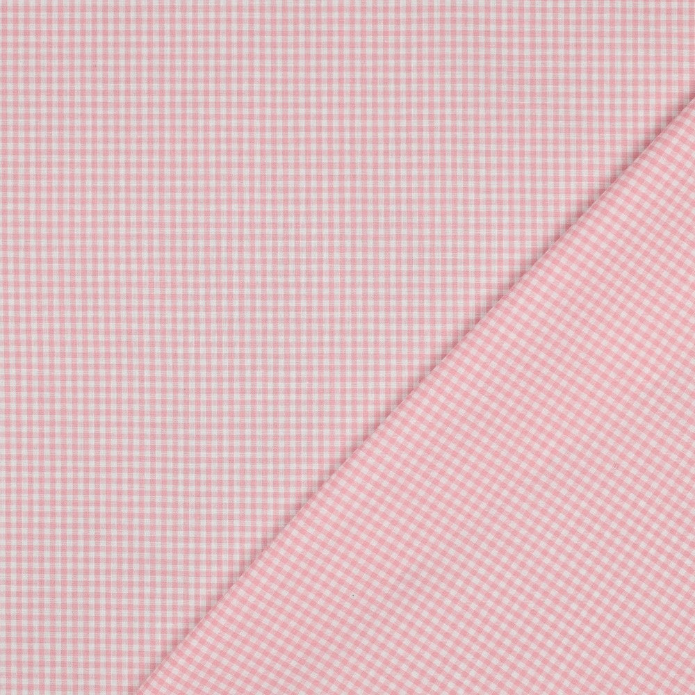 Baumwolle vichy karo rosa