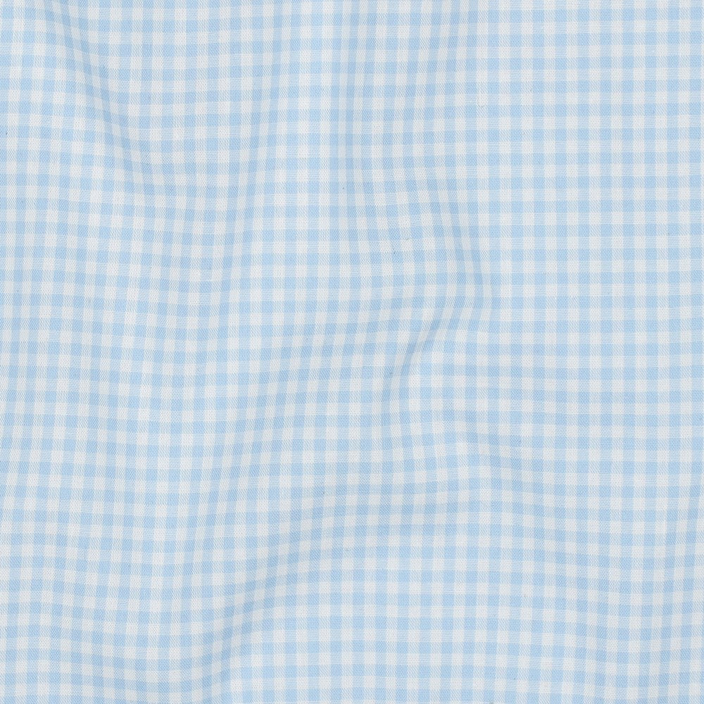 Baumwolle vichy karo hellblau