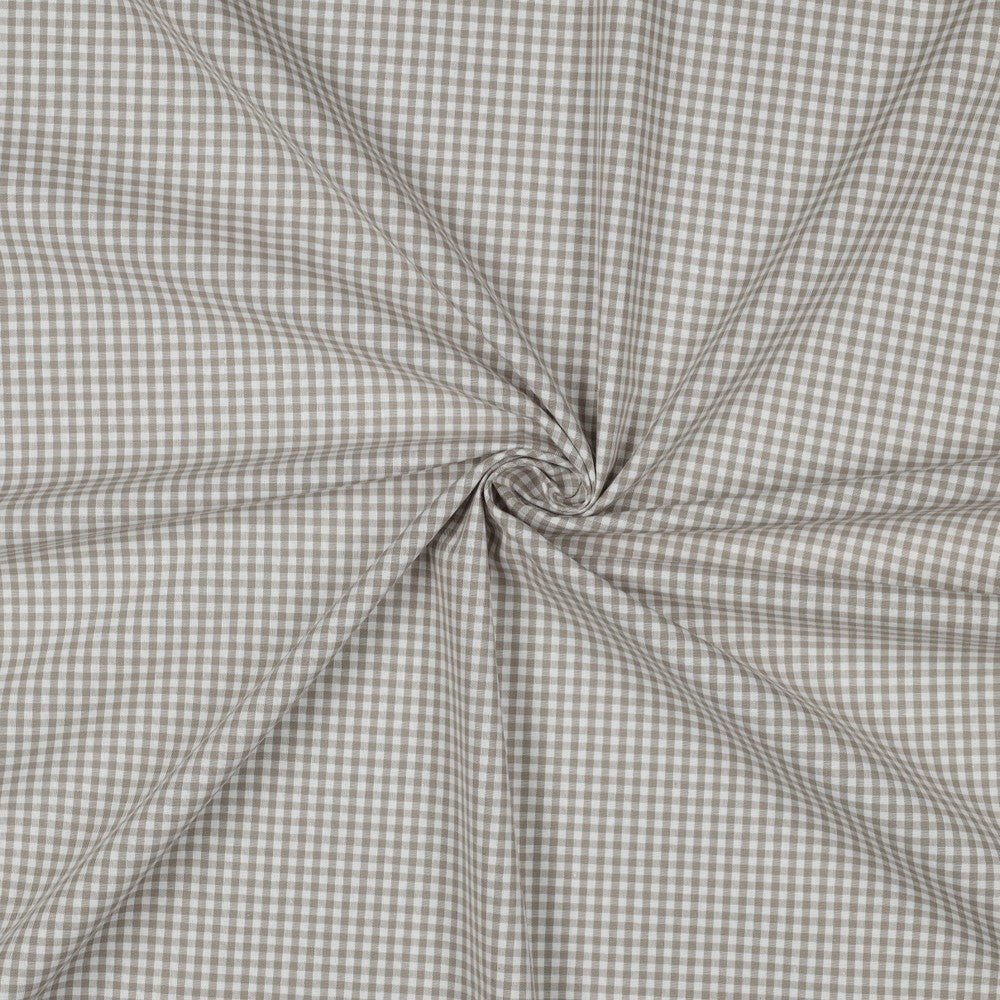 Baumwolle vichy karo sand