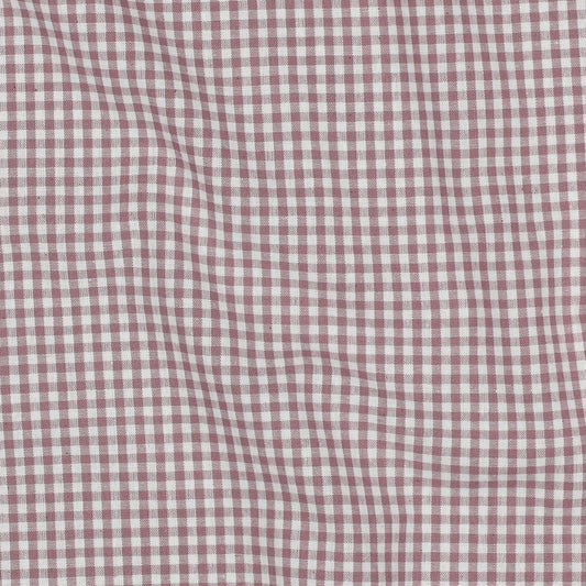 Baumwolle vichy karo mauve