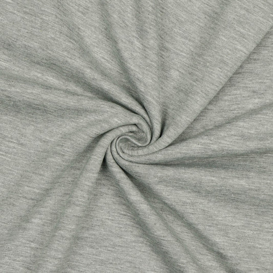 MITTWOCHS-TRALLAFITTI - Sweat uni hellgrau meliert 1m