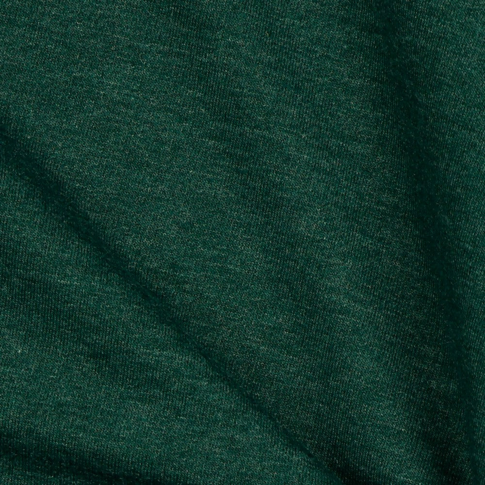 Sweat uni dunkelgrün meliert
