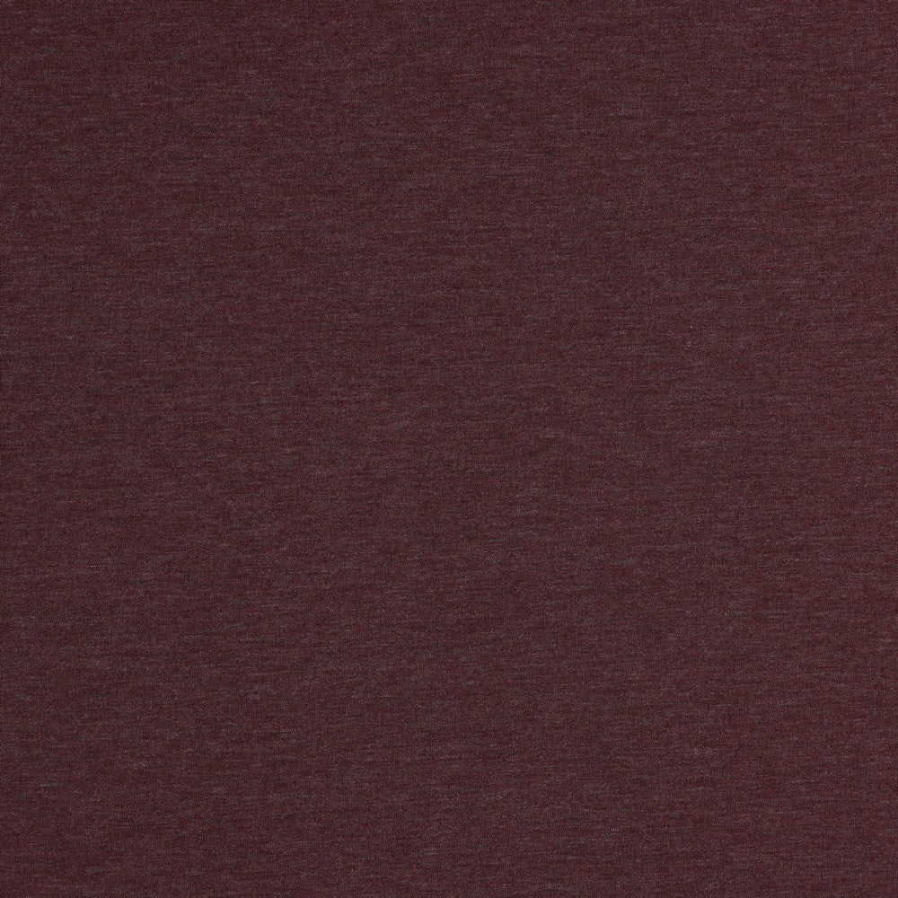 Sweat uni aubergine meliert