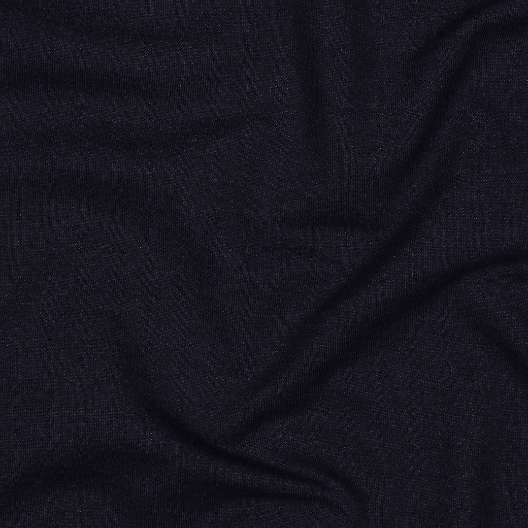 Denim French Terry indigo blau - Poppy Magazin