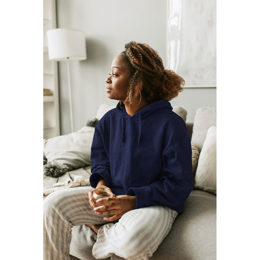 Denim French Terry indigo blau - Poppy Magazin