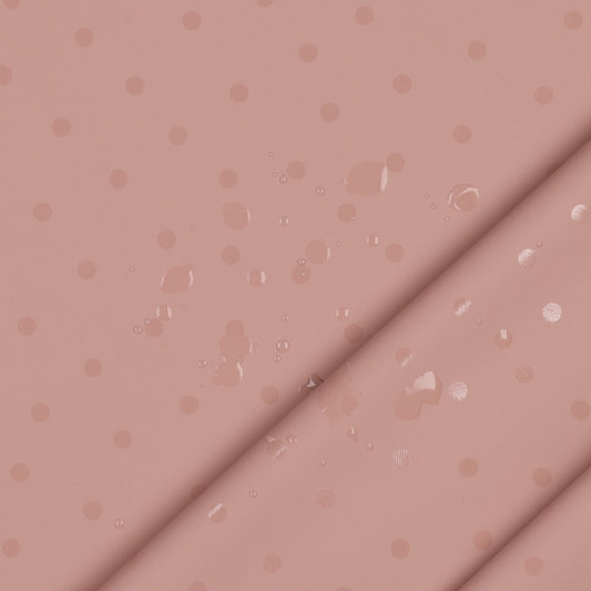 Regenjackenstoff Dots rosa