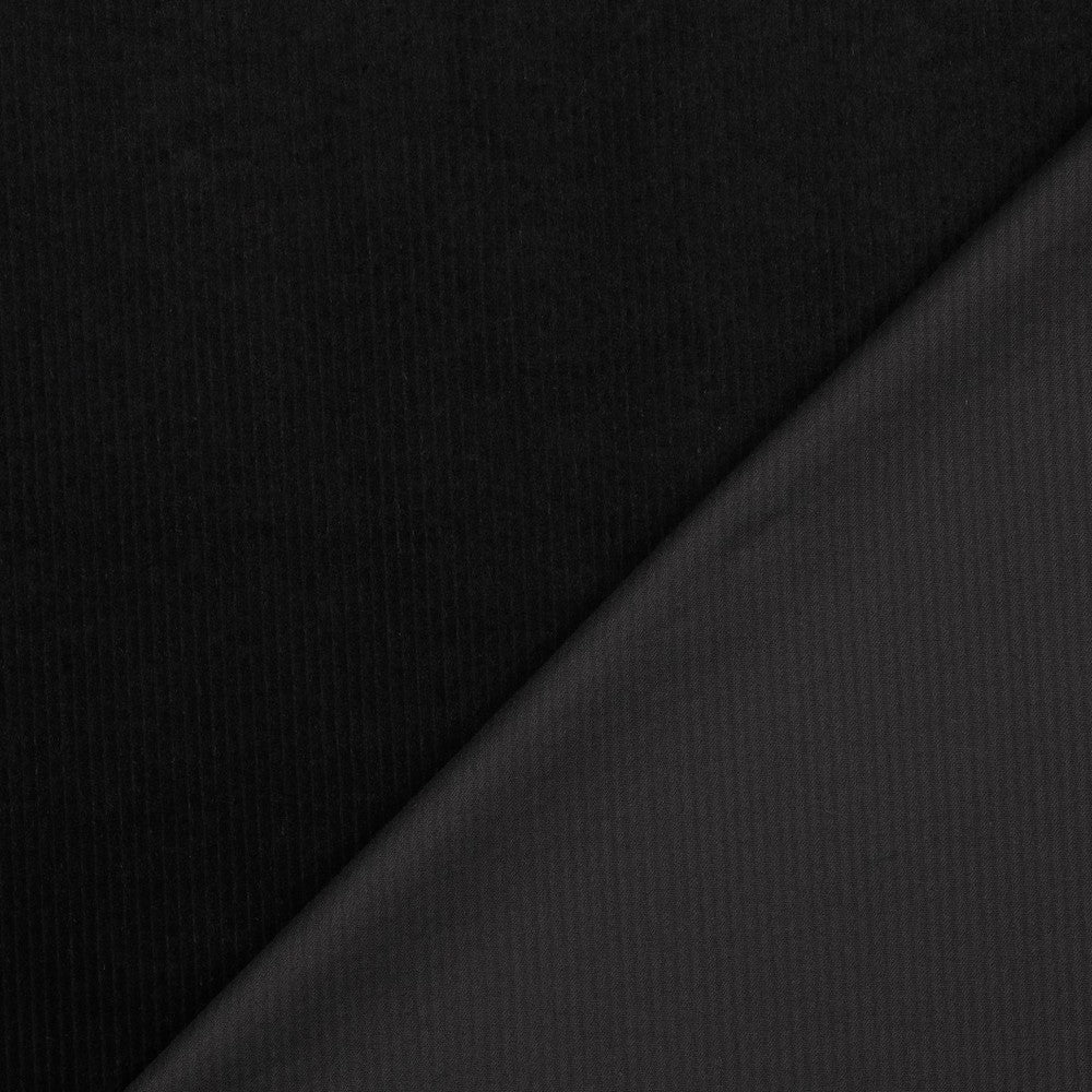 Cord washed stretch schwarz