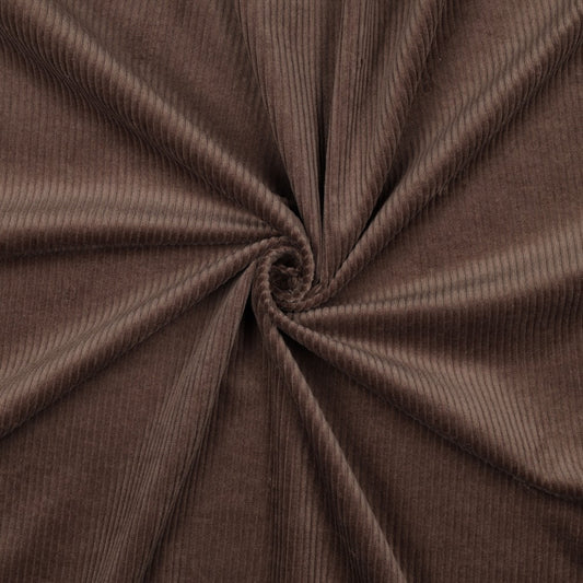 Cord washed stretch braun