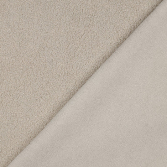 Teddystoff Fleece Double Sided beige