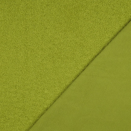 Teddystoff Fleece Double Sided old lime